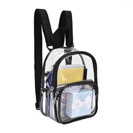 Backpack Men Women Fashion Transparent Knapsack Casual Travel Shopping Daily Rucksack For Preppy Style Students School