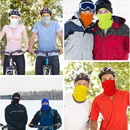 Bandanas Full Face Cape Balaclava Hat Army Tactical Cs Winter Ski Cycling Sun Protection Scarf Outdoor Sports Warm Masks
