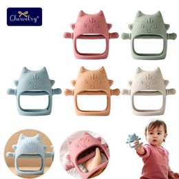 Other Toys Childrens silicone dental gloves baby care fox BPA free pacifier childrens sucking fingers thumb teeth toy gift