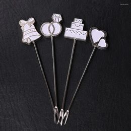 Forks Cartoon Creative Ocean Style Wedding Gift Cake Fork Picks For Party Fruit Toothpick