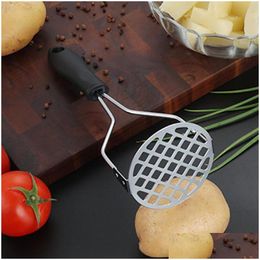 Fruit Vegetable Tools Heavy Duty Stainless Steel Potato Masher Kitchen Tool Lx2945 Drop Delivery Home Garden Dining Bar Dhqu0