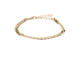 4MM Width Curb Cuban Chain Stainless Steel Anklet Summer Beach Jewelry For Women T2007144308462