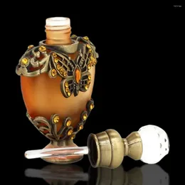 Storage Bottles Useful Bottle Smooth Surface Heart Shaped Rhinestone Cosmetic Middle East Style For Household