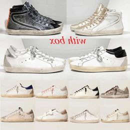 Women Men Casual Shoes Sneakers Super Star Luxury Eity Sequin Classic White Doold Dirty golden golden goos goode goosse goosee goose's goldenstar goosesneakers PJKB