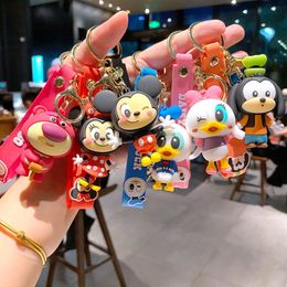 keychains for woman Designer keychains men accessories Cartoon figure Steed Key chain rings pendant Car keychains claw machine Doll machine backpack pendant 023