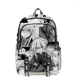 Backpack Fashion Youthful School Bags Unisex Shikimori's Not Just A Cutie Travel 3D Print Oxford Notebook Multifunction Backpacks