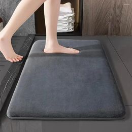 Carpets Super Absorbent Floor Mat Bath Bathtub Anti Slip Coral Velvet Bathroom Door Mats