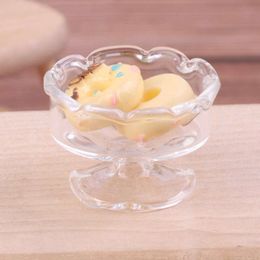 1:12 Dollhouse Miniature Goblet Candy Cake Dessert Cup Model Kitchen Furniture Accessories For Doll House Decor Kids Toys