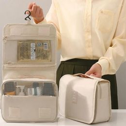 Cosmetic Bags Women Makeup Bag Travel Toiletries Organiser High Quality Waterproof Storage Bathroom Hook Female Wash Pouch