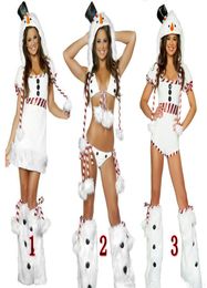 Sexy Claus Santa Fancy Dress Costume Womens Christmas party Xmas Club Outfit BS8818386