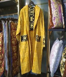 Luxury classic cotton bathrobe men women brand sleepwear kimono warm bath robe home wear unisex bathrobes klw1739 3BB4CQ9L3901865
