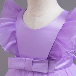 Girl's Dresses Cute Baby Girls Princess Dress for Party Toddler Summer Tutu Kids Wedding Birthday Dresses for 1-5Y Flower Girl Fluffy Gala Gown