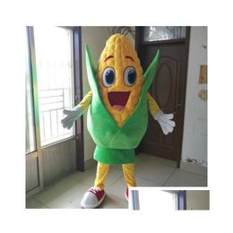 Mascot Halloween Lovely Corn Costume High Quality Customize Cartoon Food P Theme Character Adt Size Christmas Carnival Fancy Drop De Dhkv2