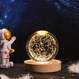Decorative Figurines 3D Moon Galaxy Globe Night Light LED Lights 16 Color Changing With Remote Control For Bedroom Decor Teens Boys & Girls