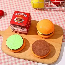 Decompression Toy 1 PC simulation of hamburger rebound fun toys prank toys stress relief toys gifts for children and adults inedible WX