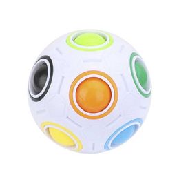 Other Toys Compressive Cube Rainbow Ball Puzzle Football Magic Cube Education and Learning Toys for Children Adults and Children Stress Relief Toys s5178