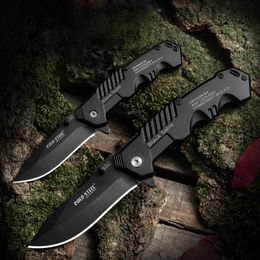 Stainless steel outdoor mini folding knife High hardness self-defense folding knife camping survival knife multi-purpose knife