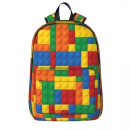 Backpack Building Toy Blocks Backpacks Student Book Bag Shoulder Laptop Rucksack Casual Travel Children School