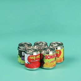 2021 New 5pcs 1/12 Mini Cute Miniature house Fruit Drink Can Bottle Food Accessories For Doll House Decoration