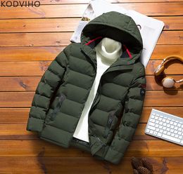 Mens Jackets Winter Parka Puffer Coat Plus Size Men Warm Puffy Jacket Casual Wear Padded Outwear Army Green Quilted 6XL 7XL 8XL4301195