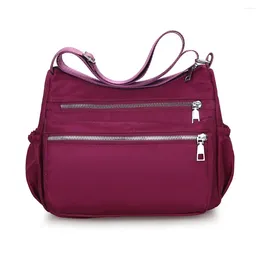 Bag Fashion Waterproof Women Oxford Handbag Compartment Shoulder Large Capacity Style Crossbody Casual Messenger #SRN