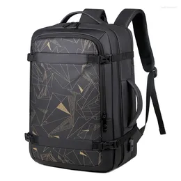 Backpack Laptop For Men 45 Litres Large Capacity Travel Multifunction Extensible Waterproof Business