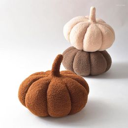 Pillow Fluffy Pumpkin Cushion Soft Lovely Food Back Rest Support Holiday Nursery Decor Kids Room Home Decoration