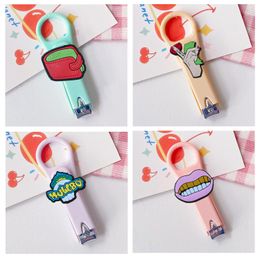 Nail Care Money Cartoon Clippers Stainless Steel Cutter For Girls Fingernail Men Durability Strong Cute Women Portable Scissors Drop D Ot5Ns