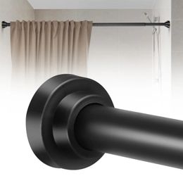 Extendable Telescopic Curtain Rod Stainless Steel Wardrobe Rail Closet Clothes Hanger Towel Hanging Pole Bar 240516