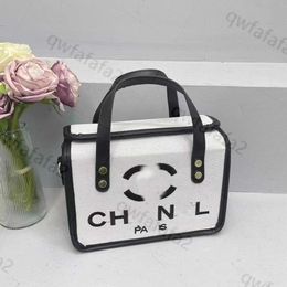 Designer Tote Bag ch Pearl Bag 2024 Womens Fashion Luxury Handbag Evening Bag Brand Womens Beach Bag Canvas embroidered large capacity womens Shopping shoulde 8OOM