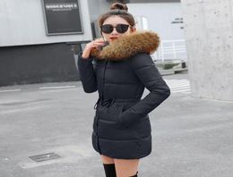 Women039s Trench Coats Long Winter Jacket Women Female Coat Parka Warm With Hood Fur Collar Large Size Down Tops Ladies2104480