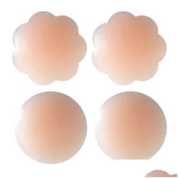 Intimates Accessories New 6.5Cm Reusable Invisible Self Adhesive Sile Breast Nipple Ers Bra Pasties Pad 3 Design Mixed Drop Delivery A Dhbun