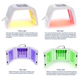 Led Skin Rejuvenation Hot Selling 7 Colors Pdt Led Light Therapy Machine With Nano Mist Spray Hot And Cold Steamer