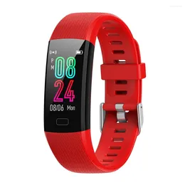 Watch Repair Kits Y10 Heart Rate Blood Pressure Oxygen Multi-Motion Mode Long Standby Colorful Strap IP67 Waterproof Smart Bracelet