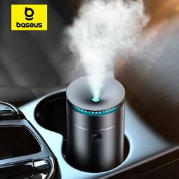 Baseus Car Diffuser Humidifier Auto Air Purifier Aromo Air Freshener with LED Light For Car Aroma Aromatherapy Diffuser 240516