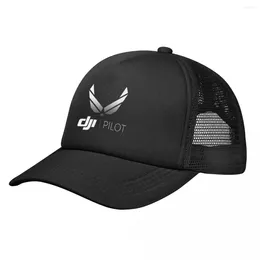 Ball Caps DJI Pilot Master Edition Fashion Mesh Baseball Cap For Women Grid Casquette 2024 Dat Hats