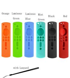 56 Inch Silicone Case Shell For Amazon Fire TV Stick 4K Remote Control Midea Player 2nd Protective Cover Skin Protector with Lany3811722