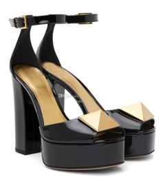 New Design One Stud Sandals Shoes Womens Patent Leather White Black Nude Platform Heels Open Toe Party Wedding Dress Lady Elegant Walking Designer Sandal Shoe Box