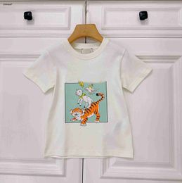 Top designer baby clothes kids T-shirt Child Tiger print Short Sleeve tops Size 100-150 CM high quality round neck tees June27