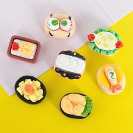 10pcs Cute Dollhouse Miniature Food Dessert Sushi Model for s 1/6 Doll Accessories Toys