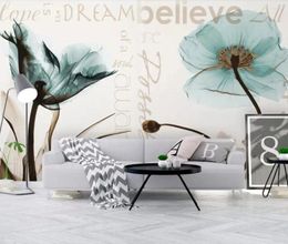 Wallpapers 3D Abstract Art Flower Wall Mural Po Wallpaper Decor For Bedroom Murals Paper Rolls Floral Home Improvement