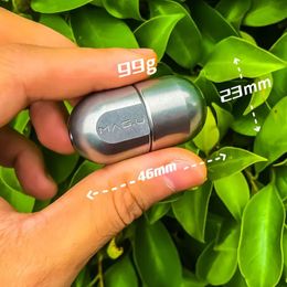Magnetic Capsule Decompressio Toys Fidget Slider Metal Haptic Toys EDC ADHD Anti-Anxiety Gadgets Silent Desk Office Adults Gift 240516
