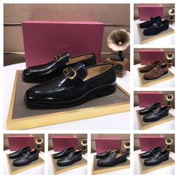 Мужской бизнес-дизайнер роскошные туфли для обуви моды на кожаных туфлях Мужчины плюс размер 46 очков.