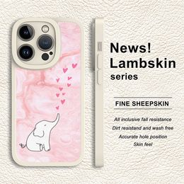 Sheepskin Rubber Shockproof Phone Case for iPhone(B338)