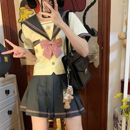 Clothing Sets Japanese And Korean Authentic Jk Uniform Suit Long Short Sleeve College Style School Water Hand Women