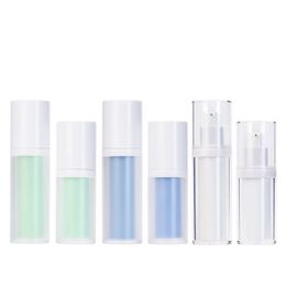 15ml 30ml Clear Frosted Airless Cosmetic Cream Pump Bottle Travel Size Dispenser Makeup Container for Cream Gel Lotion J73