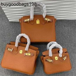 Designer Bag Womens Handbags Bk Tote Bags 2024 New Mini Togo Top Layer Lychee Grain Cow Leather One Shoulder Messenger Handbag C06m