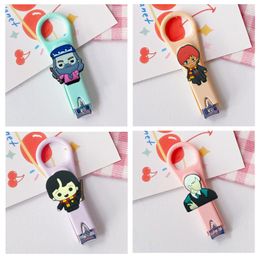 Nail Polish American Drama Academy 17 Cartoon Clippers Stainless Steel Cute For Child Portable Set Students Fingernail Kids Creative C Ot7Iq