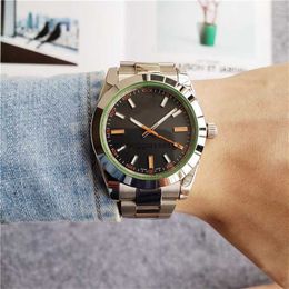 2024Favorite watch Automatic Mechanical Watch Labour Card Log DD Mens Stainless Steel