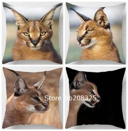 Pillow Case ZENGIA Big Floppa Cushion Cover 45x45cm Cat Decorative Pillows For Sofa Car Living Room Pillowcase9841371